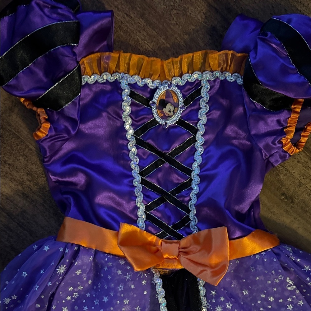 Purple and Orange Witch Costume for Kids size 5/6 - Picture 9 of 9